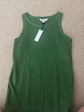 Banana Republic Green Sleeveless Knit Tank